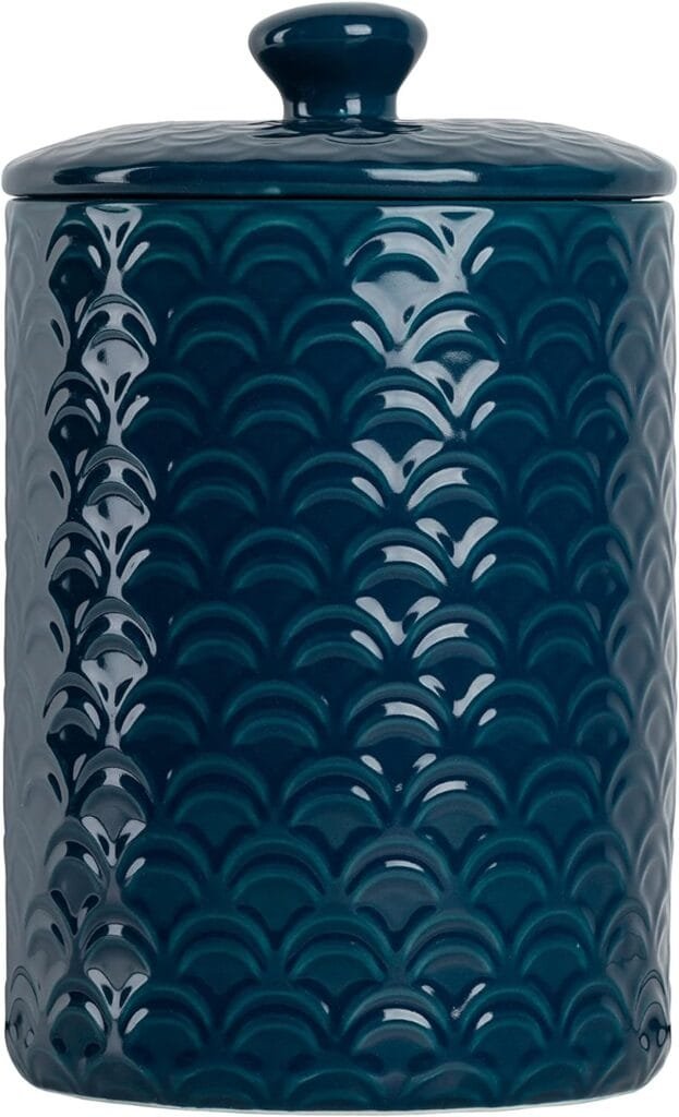 10 Strawberry Street Kitchen Canister, 3 Piece Set, Ocean Navy 10 Strawberry Street Kitchen Canister, 3 Piece Set, Ocean Navy