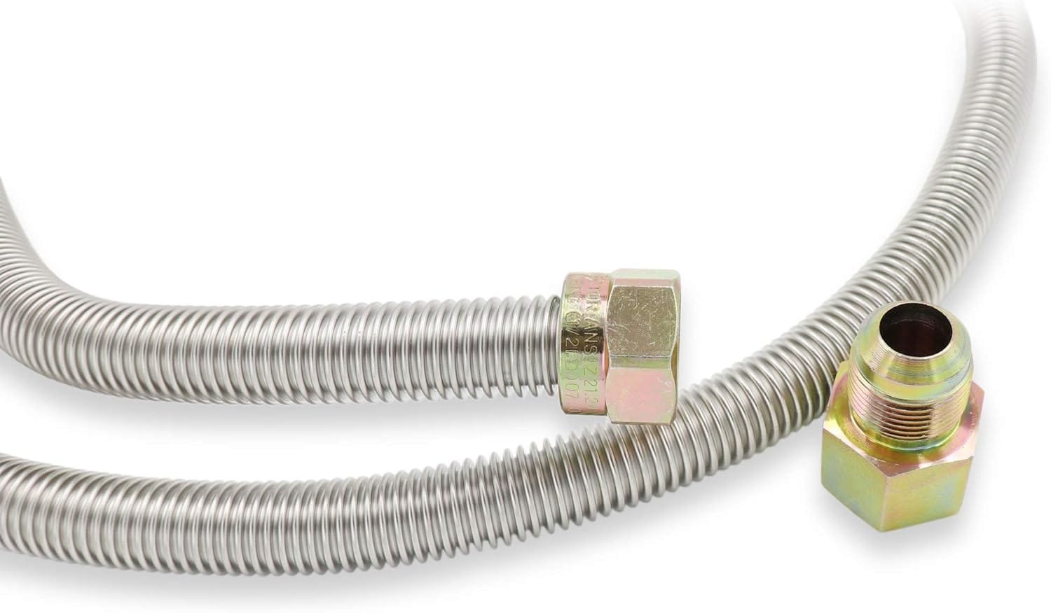 12-id-58-od-gas-stove-flexible-hose-gas-line-braided-stainless-steel-fit-most-range-and-grill-models-12-mip-x-34-fip-60- - Cooking Appliance World