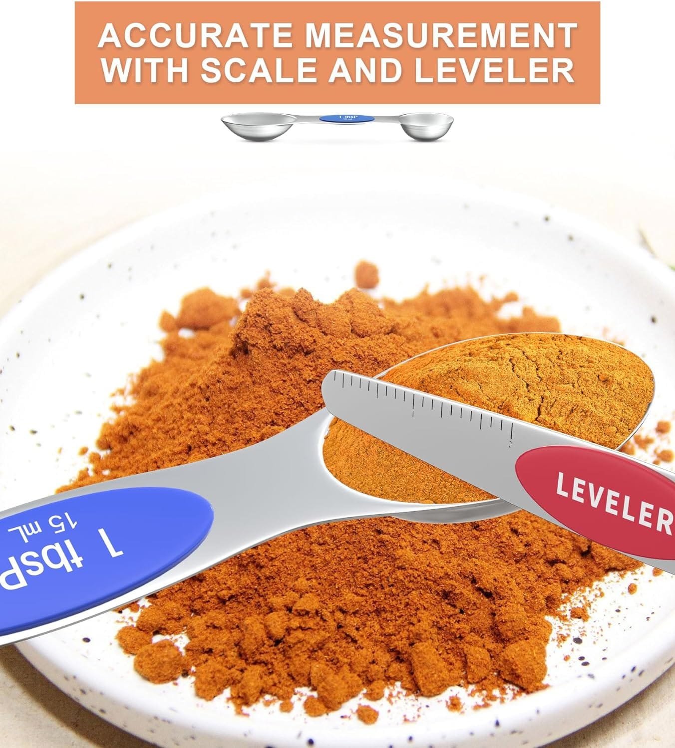 13PCS Measuring Cups and Magnetic Measuring Spoons Set with Leveler, Stainless Steel Dishwasher Safe, Nesting Metal Spoons Cups for Cooking Baking Supplies, Kitchen Gadgets Essentials Tools