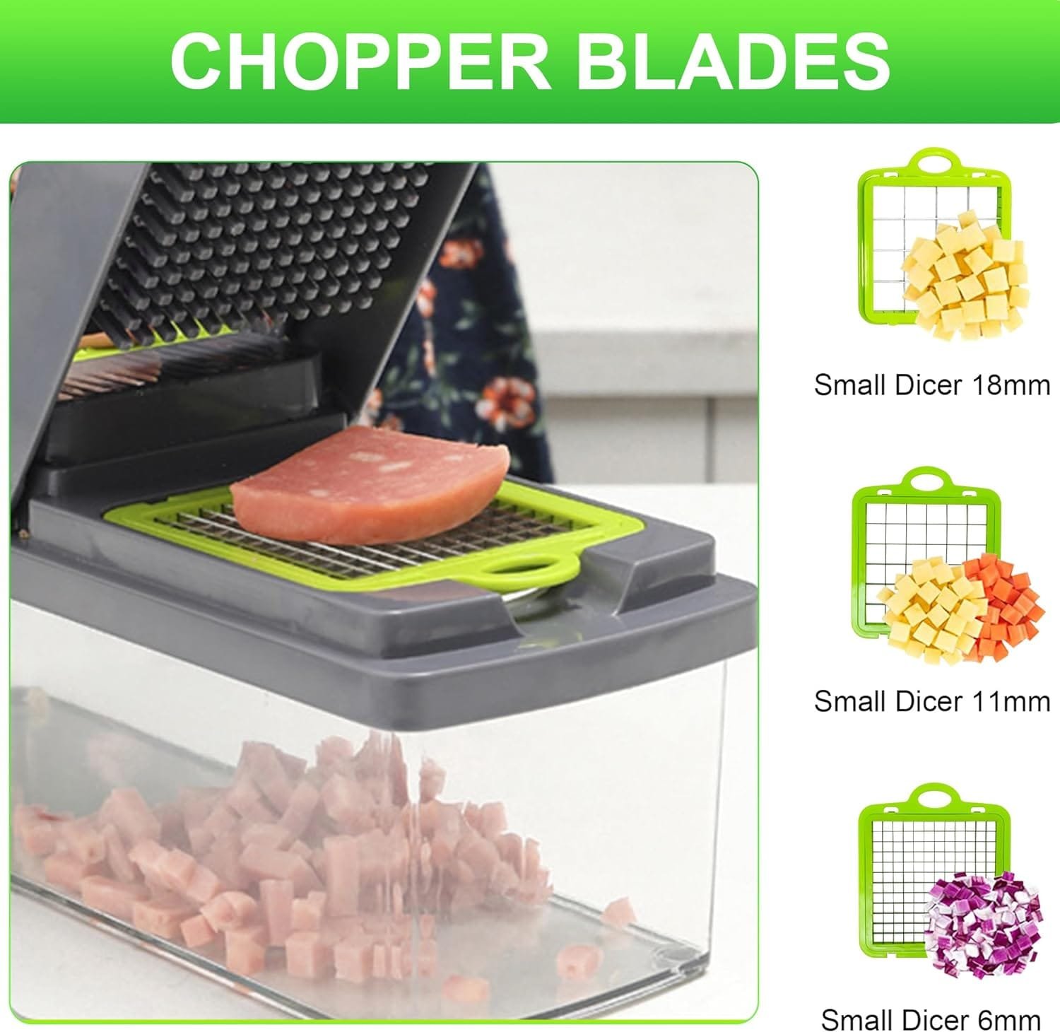 16 in 1 Mandoline Vegetable Food Chopper, Slicers and Vegetable Cutters, Multi Function Kitchen Veg Cutter for Onion Garlic Potato Salad, Veggie Chopper with Container and Draining Basket 16 in 1 Mandoline Vegetable Food Chopper, Slicers and Vegetable Cutters, Multi Function Kitchen Veg Cutter for Onion Garlic Potato Salad, Veggie Chopper with Container and Draining Basket