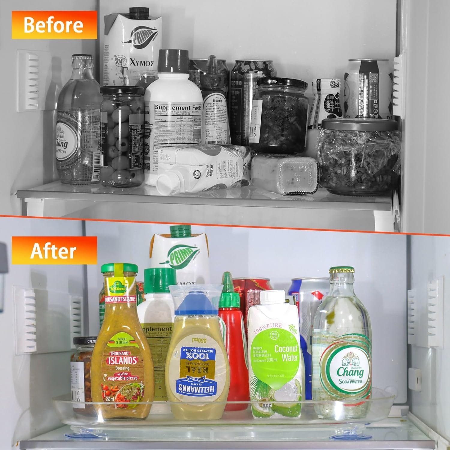 2 Pack Lazy Susan for Refrigerator, Fridge Organizers and Storage 15.7, Lazy Susan for Fridge Cabinet Kitchen Countertop Pantry Table, Rectangle Turntable Organizer Slide and 360° Rotate 2 Pack Lazy Susan for Refrigerator, Fridge Organizers and Storage 15.7, Lazy Susan for Fridge Cabinet Kitchen Countertop Pantry Table, Rectangle Turntable Organizer Slide and 360° Rotate