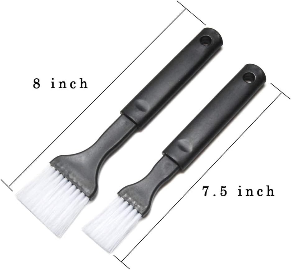 2 Pack - Nylon Bristle Pastry Brush for Basting, Baking, Cooking Food Brush