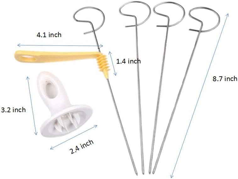 2 Set Tornado Spiral Potato Cutter Manual Slicer, Fry Vegetable Spiralizer Chips Maker with 4 stainless steel Sticks 2 Set Tornado Spiral Potato Cutter Manual Slicer, Fry Vegetable Spiralizer Chips Maker with 4 stainless steel Sticks