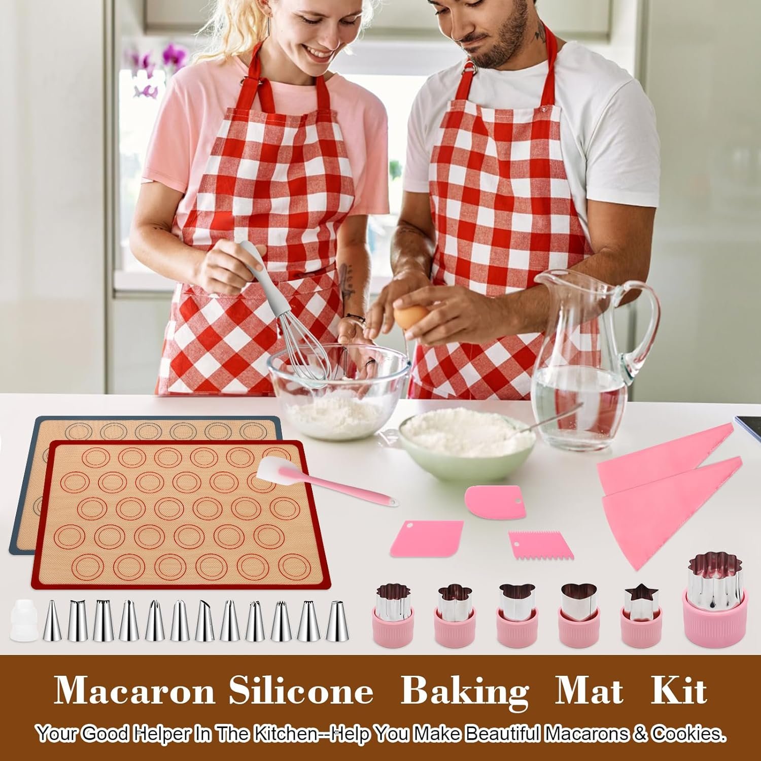 28Pcs Macaron Silicone Baking Mat Kit Review post thumbnail image