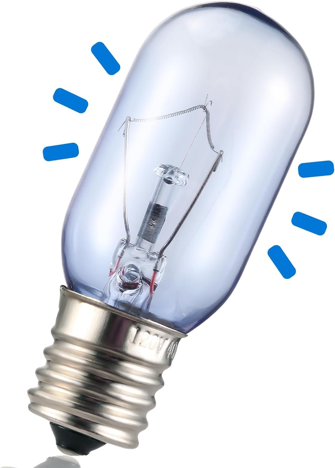 297048600 241552802 Refrigerator Light Bulb Replacement Compatible with Frigidaire Whirlpool KitchenAid Electrolx Kenmore Fridge Light Bulbs-T8 E17 40W (2.57in L) 297048600 241552802 Refrigerator Light Bulb Replacement Compatible with Frigidaire Whirlpool KitchenAid Electrolx Kenmore Fridge Light Bulbs-T8 E17 40W (2.57in L)