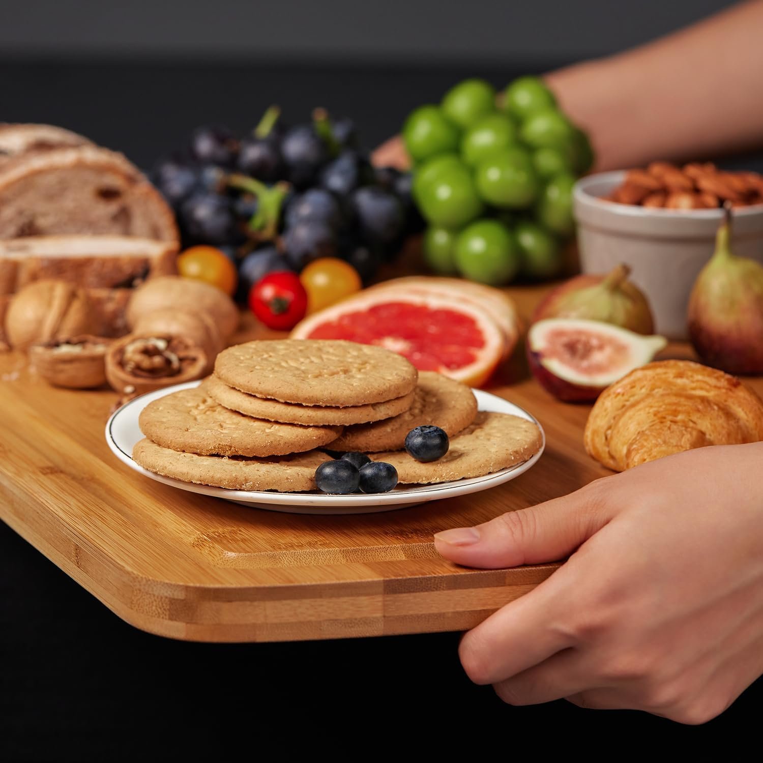 30 x 20 Inch Extra Large Bamboo Cutting Boards - BEZIA 3XL Stove Top Cover Chopping Board - Meat Cutting Board for BBQ - Turkey Carving Board - Extra Large Charcuterie Boards with Juice Groove