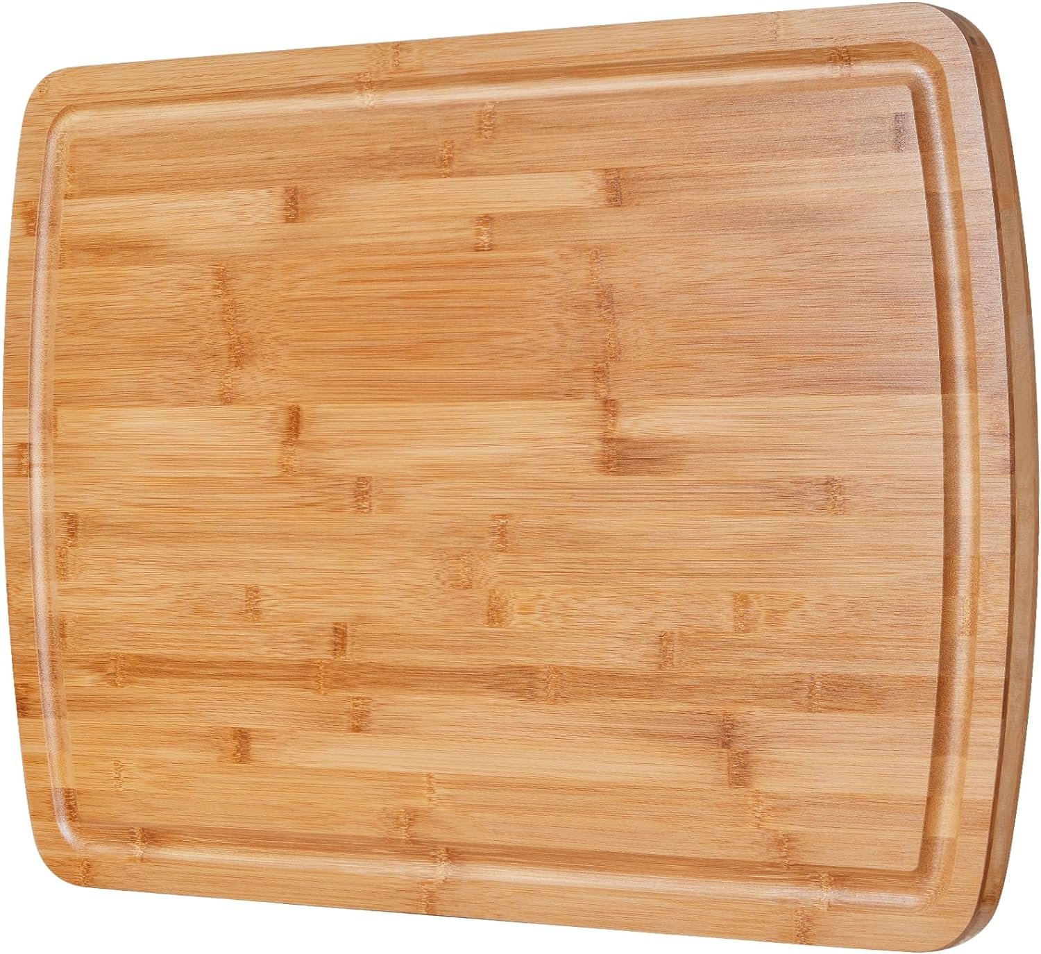 30 x 20 Inch Extra Large Bamboo Cutting Boards - BEZIA 3XL Stove Top Cover Chopping Board - Meat Cutting Board for BBQ - Turkey Carving Board - Extra Large Charcuterie Boards with Juice Groove