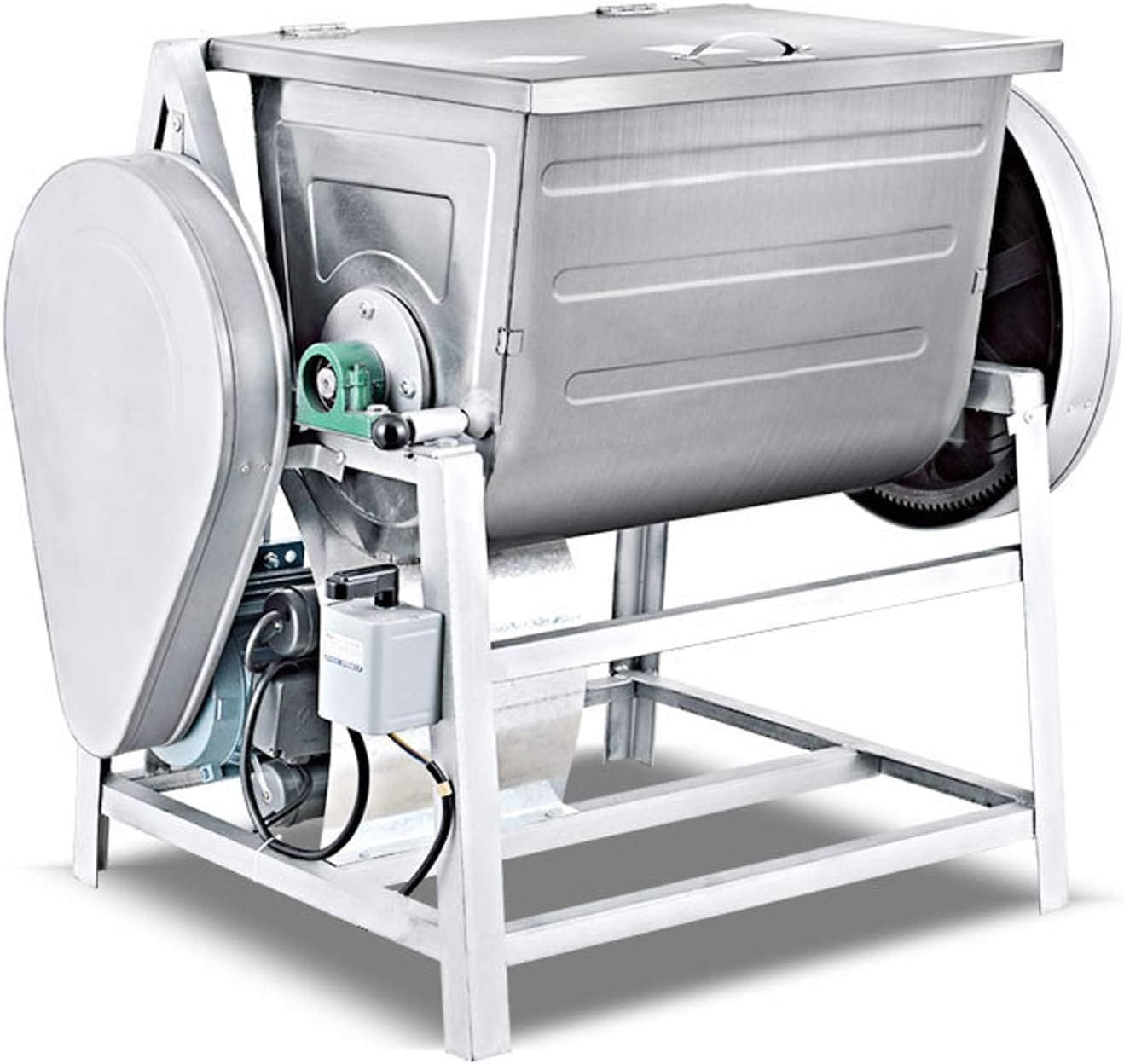 30QT Commercial 110V 1.5KW Electric Double Speed Spiral Dough Mixer, Mixing Machine Kitchen Food Equipment Stand Food Preparation for Schools Bakeries Restaurants Pizzerias