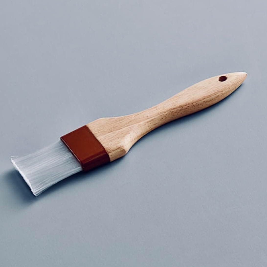 4-Inch Pastry Brush with Nylon Bristles and Lacquered Hardwood Handle, Basting BBQ Marinade Brush, Kitchen/Cooking Brushes 4-Inch Pastry Brush with Nylon Bristles and Lacquered Hardwood Handle, Basting BBQ Marinade Brush, Kitchen/Cooking Brushes