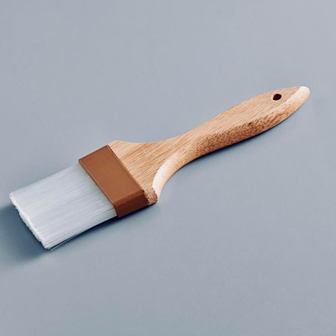 4-Inch Pastry Brush with Nylon Bristles and Lacquered Hardwood Handle, Basting BBQ Marinade Brush, Kitchen/Cooking Brushes 4-Inch Pastry Brush with Nylon Bristles and Lacquered Hardwood Handle, Basting BBQ Marinade Brush, Kitchen/Cooking Brushes