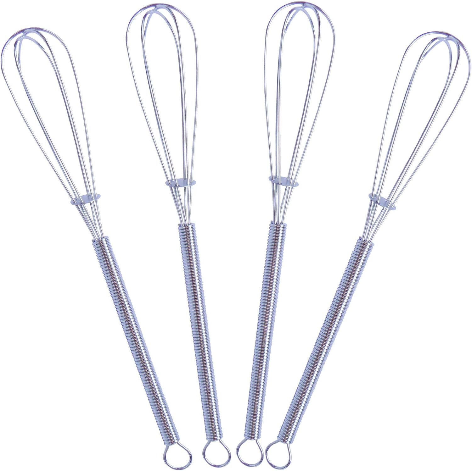 4-pcs-7-inch-mini-whisk-small-wire-kitchen-whisks-small-sizes-make-for-easier-whisking-action - Cooking Appliance World