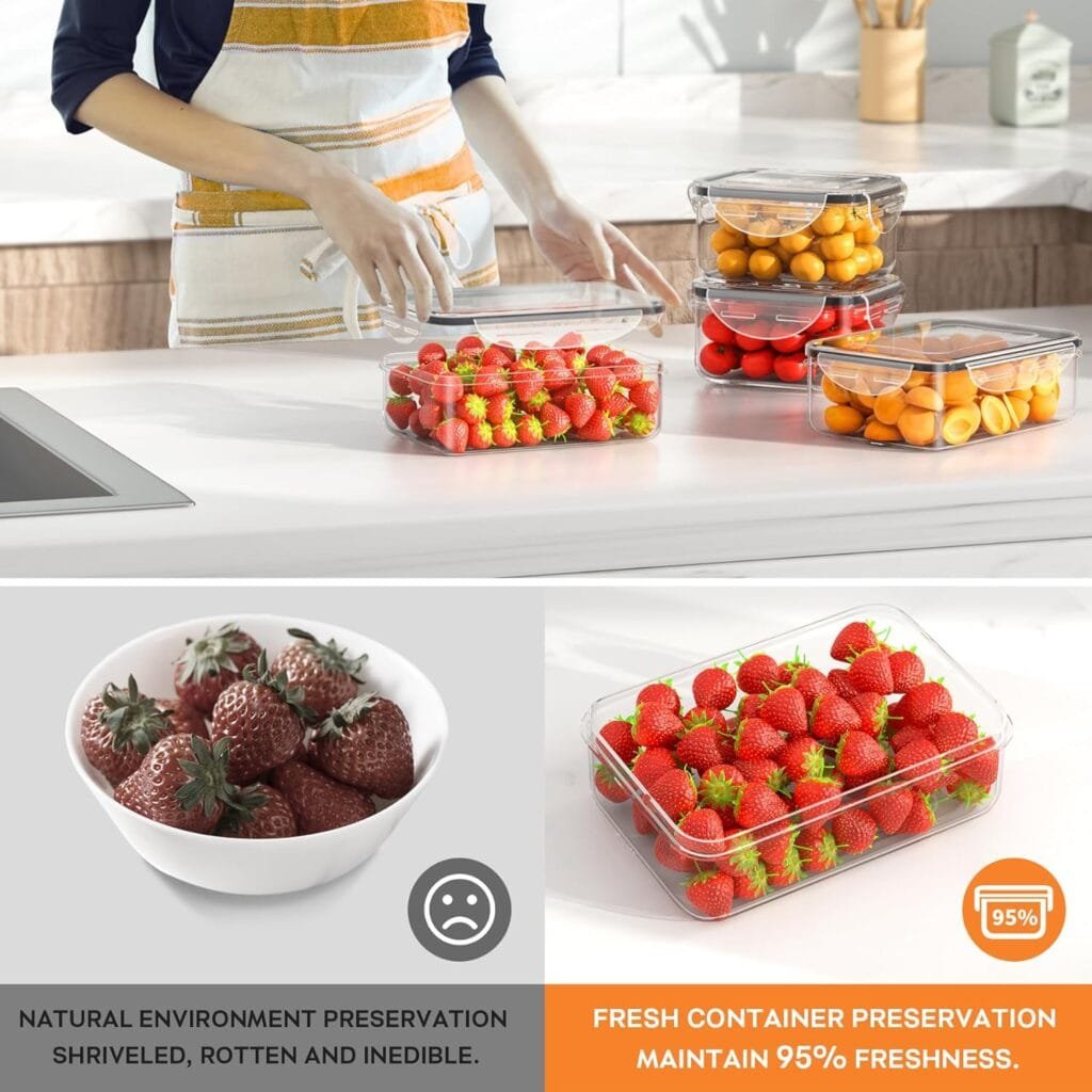 40 PCS Food Storage Containers with Lids Airtight (20 Containers  20 Lids), Plastic Storage Meal Prep Container-Stackable 100% Leakproof  BPA-Free Organization and Storage Sets, Lunch Containers 40 PCS Food Storage Containers with Lids Airtight (20 Containers  20 Lids), Plastic Storage Meal Prep Container-Stackable 100% Leakproof  BPA-Free Organization and Storage Sets, Lunch Containers