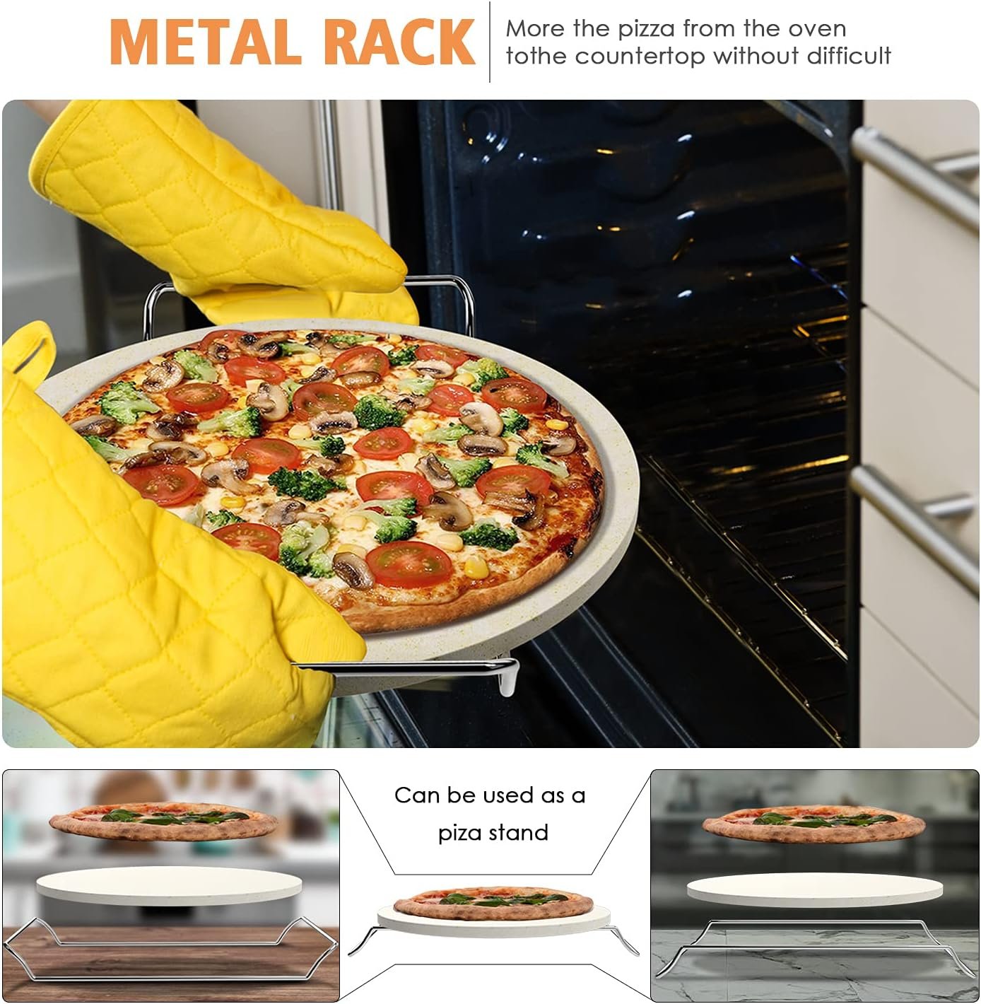 5 PCS Round Pizza Stone Set, 13 Pizza Stone for Oven and Grill with Pizza Peel(OAK),Serving Rack, Pizza Cutter  10pcs Cooking Paper for Free, Baking Stone for Pizza, Bread 5 PCS Round Pizza Stone Set, 13 Pizza Stone for Oven and Grill with Pizza Peel(OAK),Serving Rack, Pizza Cutter  10pcs Cooking Paper for Free, Baking Stone for Pizza, Bread