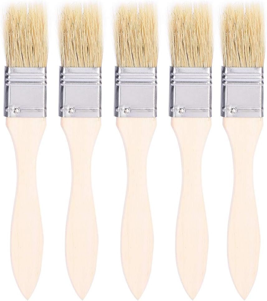 5Pcs BBQ Brush Set, Lightweight Food Brush for Sauce, Pastry Brush for Cooking, Portable Baking Pastry Brush Set for Oil Butter Cream Cake Sauces Grilling Cooking Roasting Baking 5Pcs BBQ Brush Set, Lightweight Food Brush for Sauce, Pastry Brush for Cooking, Portable Baking Pastry Brush Set for Oil Butter Cream Cake Sauces Grilling Cooking Roasting Baking