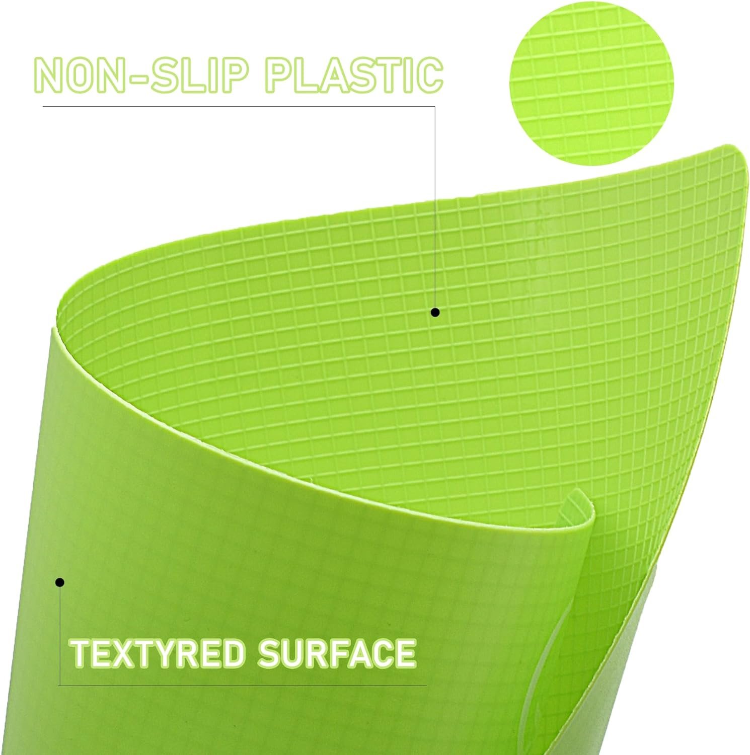 5Pcs Flexible Cutting Boards, BPA Free Plastic Cutting Boards Mats for Kitchen, Non Slip Cutting Mat for Meat and Vegetables