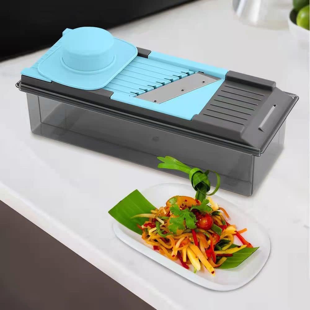 6 IN 1 Handheld Box Grater Onion Food Vegetable Chopper Slicer Potato Tomato Grater Multifunctional Spiralizer Grater Professional for Home Kitchen Safe Stainless Steel 6 IN 1 Handheld Box Grater Onion Food Vegetable Chopper Slicer Potato Tomato Grater Multifunctional Spiralizer Grater Professional for Home Kitchen Safe Stainless Steel