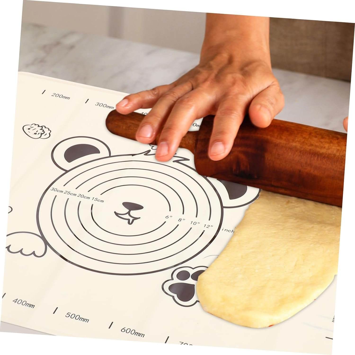 Abaodam Non Stick Nonstick Anti Slip Cushion Non Skid Pads Anti Slip Pads The Bread Mat Non Skid Mat Non Slip Pad Roll Surface Rolling Mat Non-slip Mat - Mat