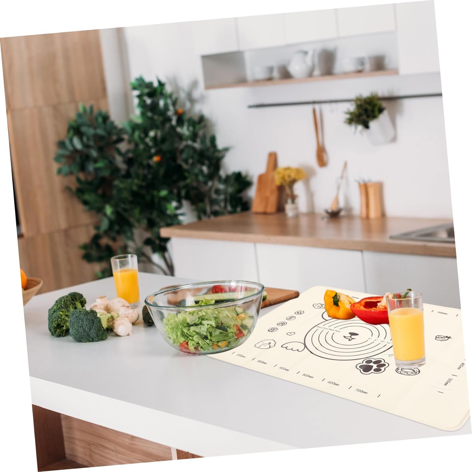 Abaodam Non Stick Nonstick Anti Slip Cushion Non Skid Pads Anti Slip Pads The Bread Mat Non Skid Mat Non Slip Pad Roll Surface Rolling Mat Non-slip Mat - Mat