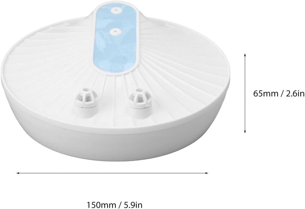 Acouto Mini Dishwasher, USB Charging Bubble Fruit Vegetable Dish Washer Built in Battery for Household Dorms Apartments