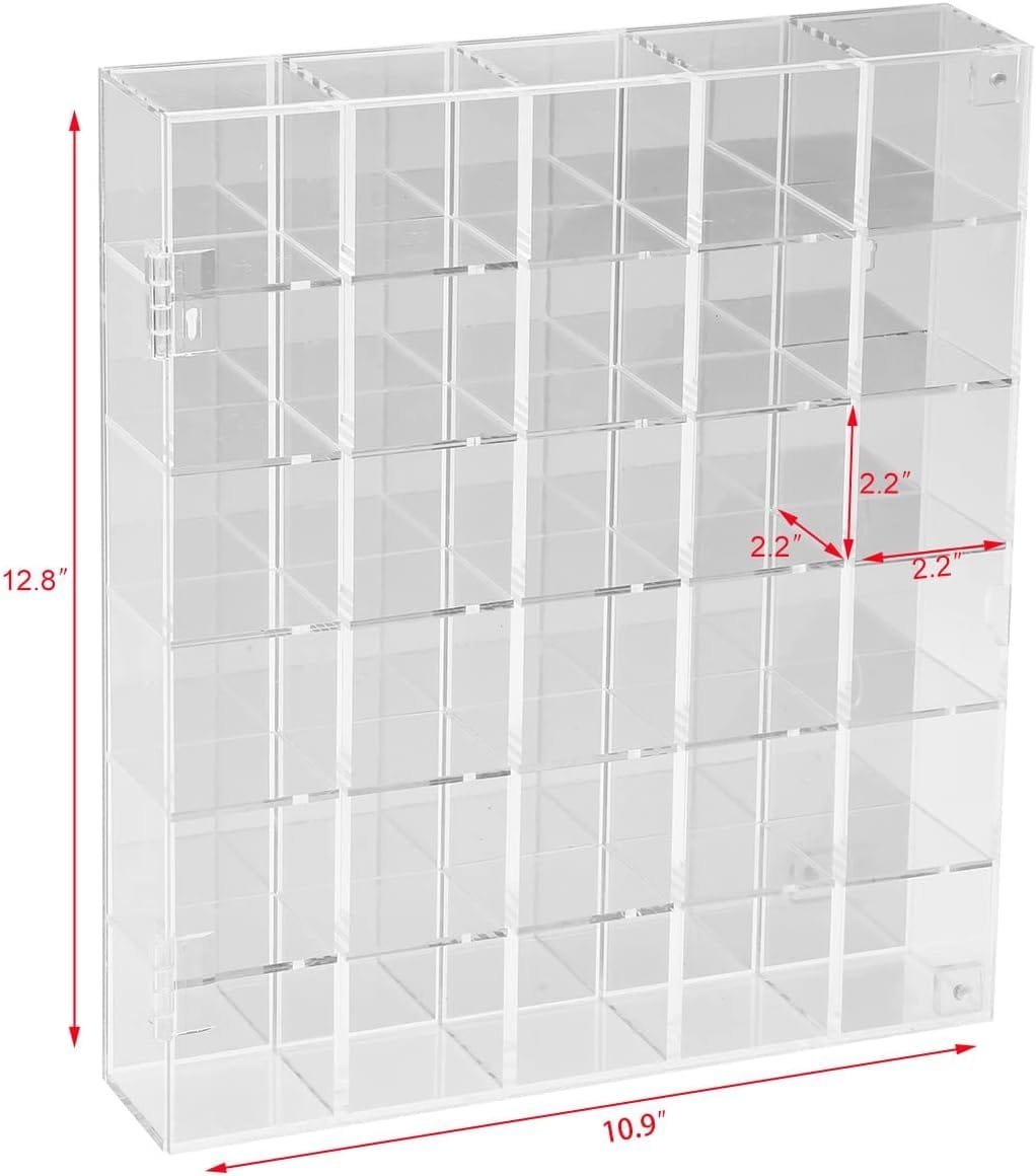 Adjustable Rock Display Case Clear Acrylic Collection Box with Mirrored Arrowhead Stones Storage Display Case Mineral Crystal Collectibles Holder Organizer Showcase Shelves with Lid Adjustable Rock Display Case Clear Acrylic Collection Box with Mirrored Arrowhead Stones Storage Display Case Mineral Crystal Collectibles Holder Organizer Showcase Shelves with Lid