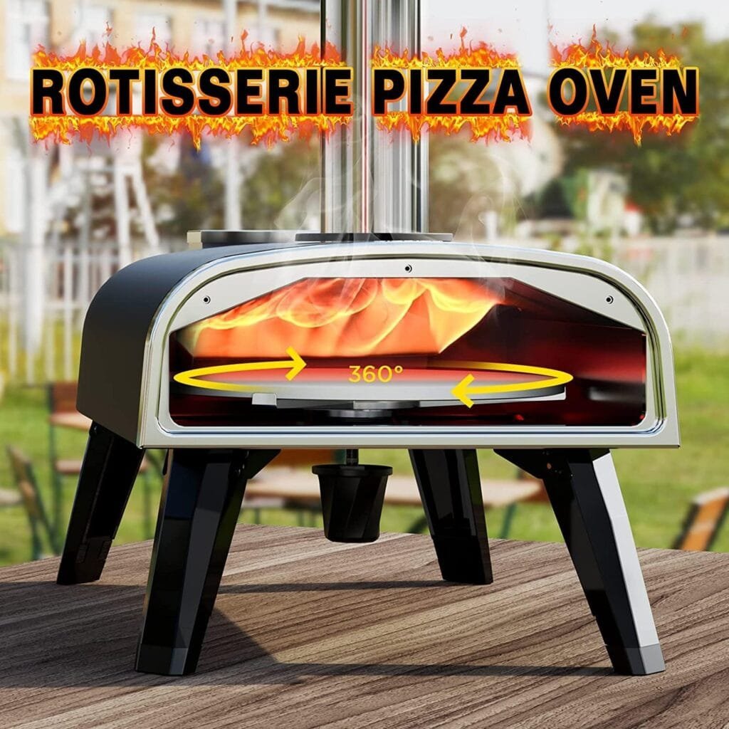 aidpiza Pizza Oven Outdoor 12 Wood Fired Pizza Ovens Pellet Pizza Stove for Outside, Portable Stainless Steel Pizza Oven for Backyard Pizza Maker Portable Mobile Outdoor Kitchen aidpiza Pizza Oven Outdoor 12 Wood Fired Pizza Ovens Pellet Pizza Stove for Outside, Portable Stainless Steel Pizza Oven for Backyard Pizza Maker Portable Mobile Outdoor Kitchen