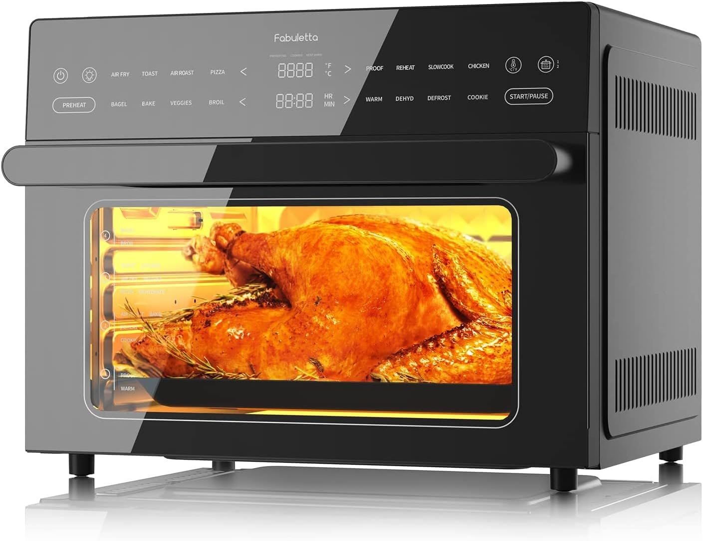 Air Fryer Toaster Oven Combo - Fabuletta 18-in-1 Countertop Convection Oven 1800W, 32QT Large Countertop Convection Toaster Oven,Oil-Less Fit 13 Pizza