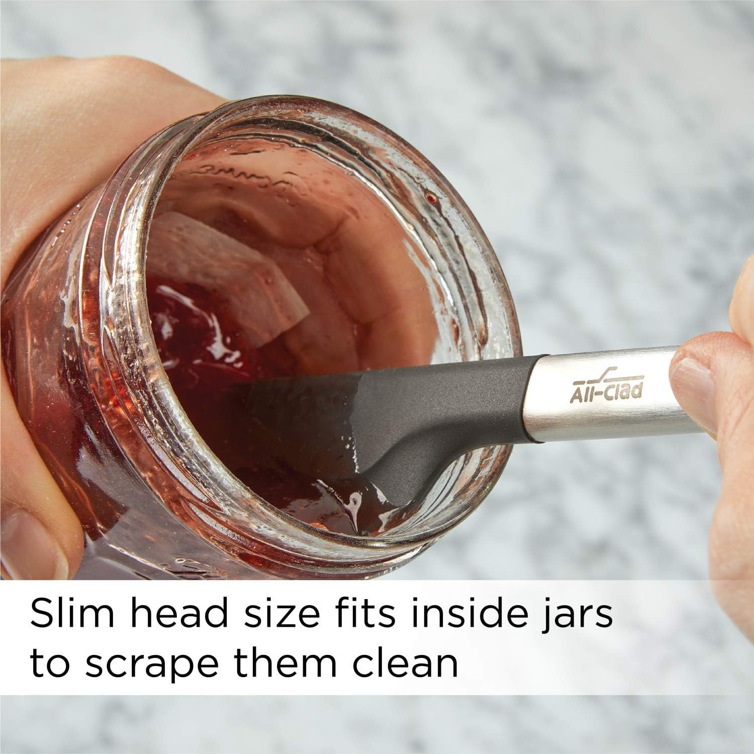 All-Clad Specialty Silicone Kitchen Gadgets Pastry Brush Kitchen Tools, Kitchen Hacks Silver