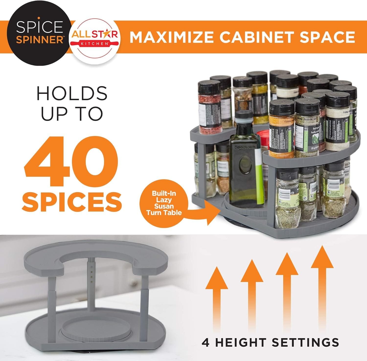 allstar-innovations-spice-spinner-two-tiered-spice-organizer-holder-that-saves-space-keeps-everything-neat-organized-wit - Cooking Appliance World