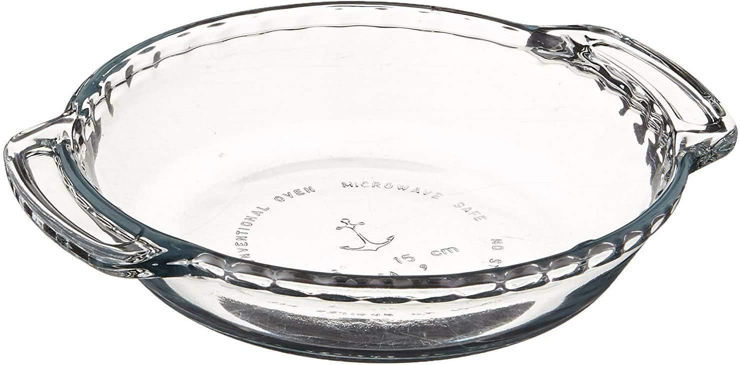 Anchor Hocking Mini Pie Plate Oven Basics, Glass, 6-Inch, Clear Anchor Hocking Mini Pie Plate Oven Basics, Glass, 6-Inch, Clear