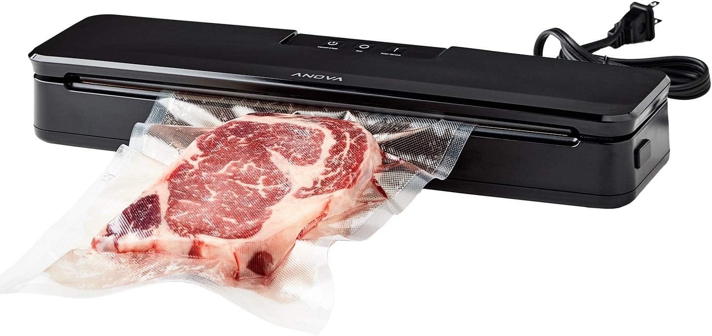 Anova Culinary ANVS01-US00 Anova Precision Vacuum Sealer, Includes 10 Precut Bags, For Sous Vide and Food Storage Anova Culinary ANVS01-US00 Anova Precision Vacuum Sealer, Includes 10 Precut Bags, For Sous Vide and Food Storage