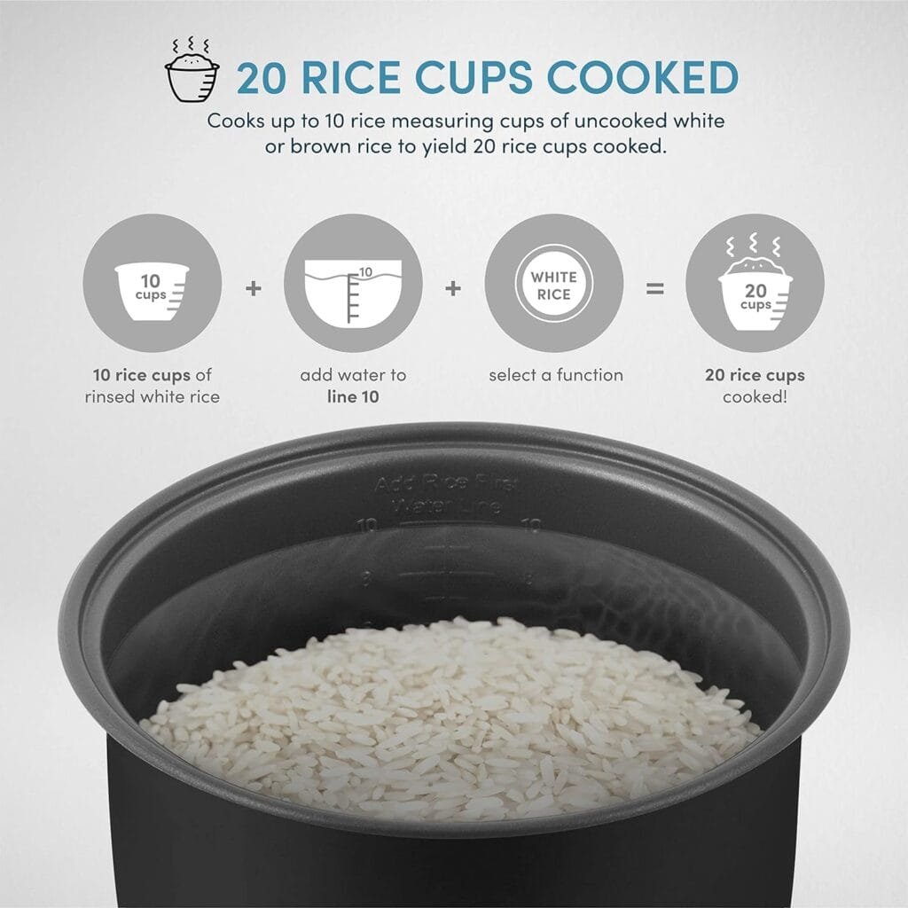 AROMA Digital Rice Cooker, 4-Cup (Uncooked) / 8-Cup (Cooked), Steamer, Grain Cooker, Multicooker, 2 Qt, Stainless Steel Exterior, ARC-914SBD AROMA Digital Rice Cooker, 4-Cup (Uncooked) / 8-Cup (Cooked), Steamer, Grain Cooker, Multicooker, 2 Qt, Stainless Steel Exterior, ARC-914SBD
