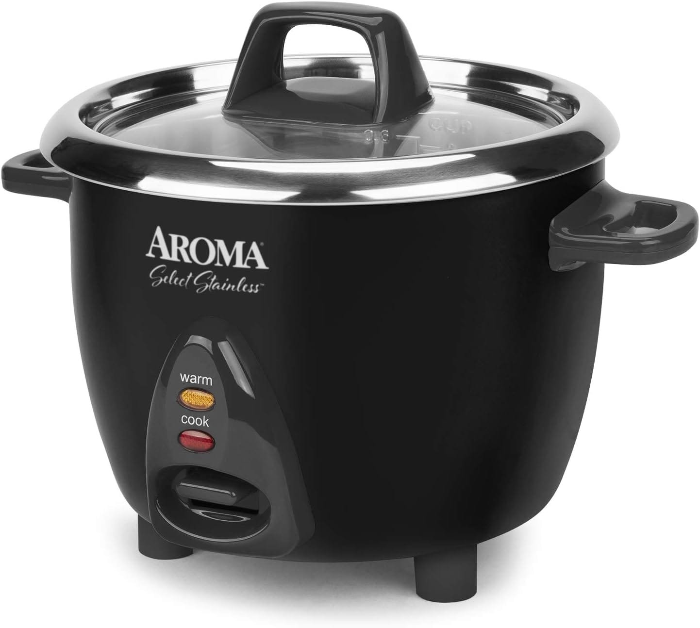 Aroma Housewares Select Stainless Rice Cooker Warmer with Uncoated Inner Pot, 6-Cup(cooked) / 1.4Qt, ARC-753SG, White Aroma Housewares Select Stainless Rice Cooker Warmer with Uncoated Inner Pot, 6-Cup(cooked) / 1.4Qt, ARC-753SG, White