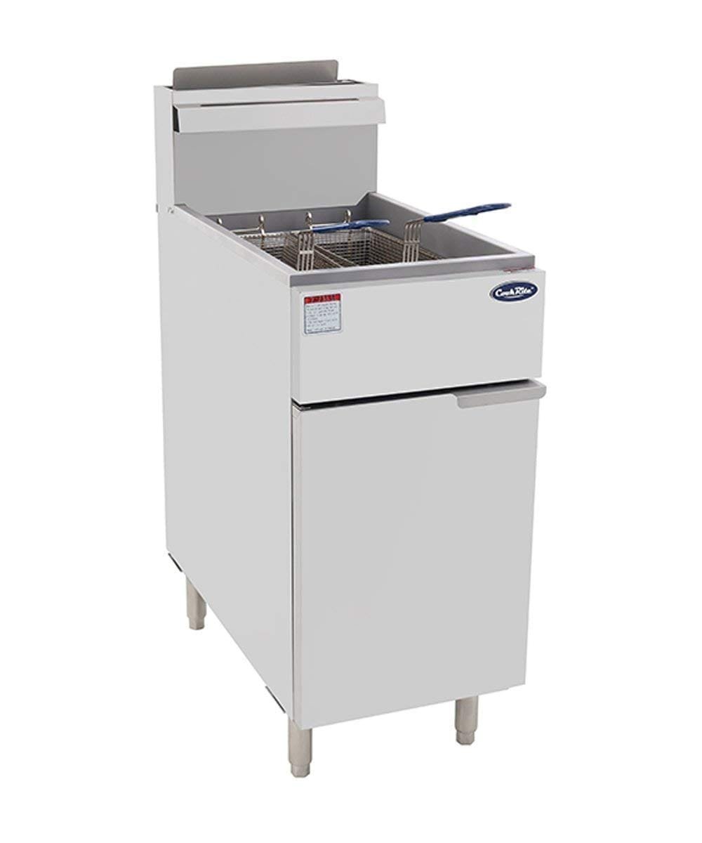 Atosa ATFS-40 Commercial Fryer, full pot, floor model, 3-burner, 40 lb. capacity,LP (propane) gas Atosa ATFS-40 Commercial Fryer, full pot, floor model, 3-burner, 40 lb. capacity,LP (propane) gas