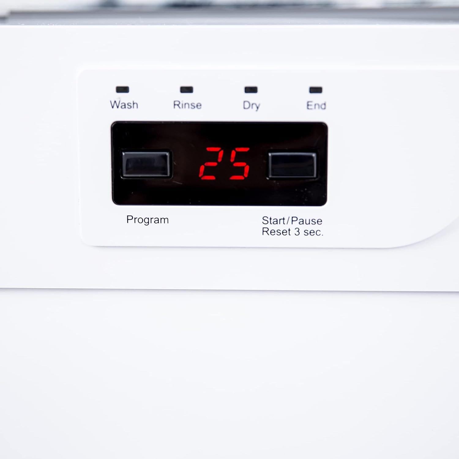 Avanti DWT18V3S Dishwasher 18-Inch Built in with 3 Wash Options and 6 Automatic Cycles, Stainless Steel Construction with Electronic Control LED Display, Low Noise Rating, Metallic