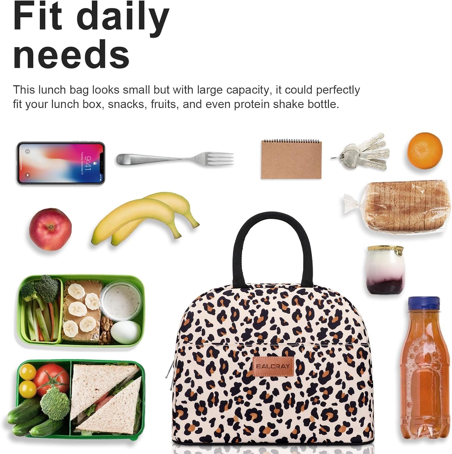 BALORAY Lunch/Tote Bag for Women Lunch Box Insulated Lunch Container