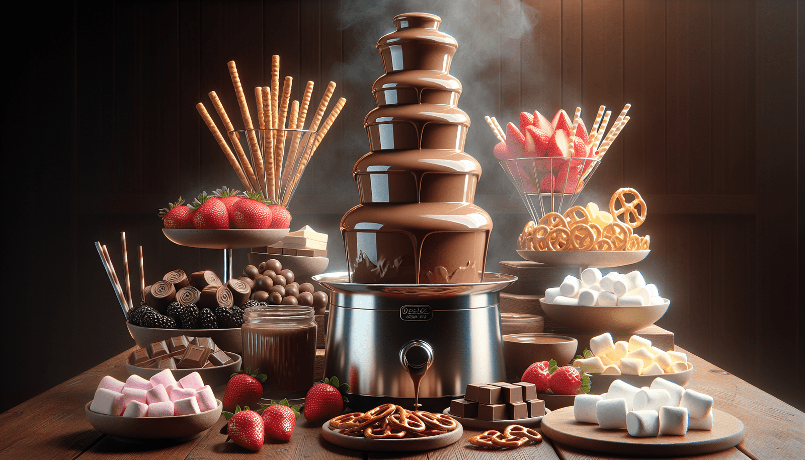 BELLA 13715 Chocolate Fountain Maker, Red