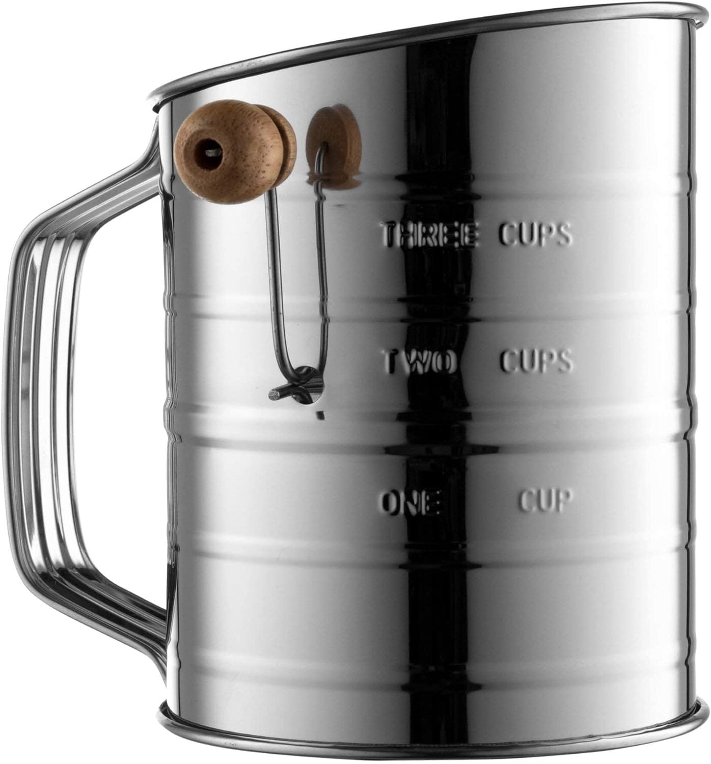 Bellemain Stainless Steel 3 Cup Flour Sifter Bellemain Stainless Steel 3 Cup Flour Sifter