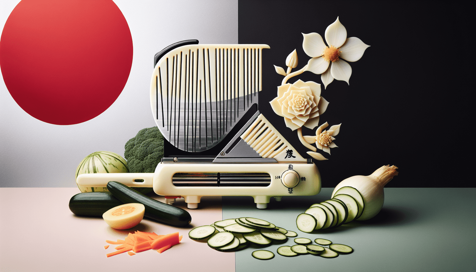 Benriner No. 64 Japanese Mandolin Ivory Vegetable Slicer