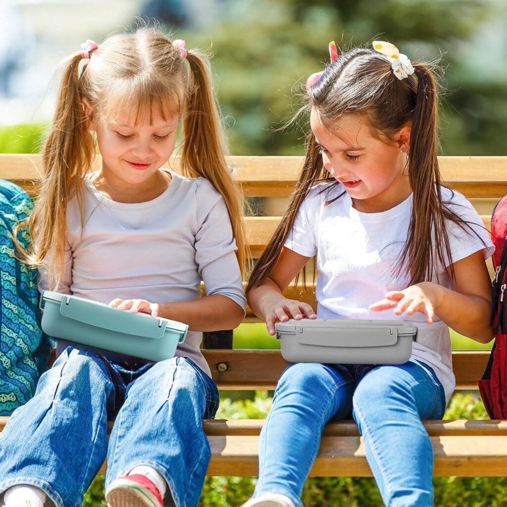 Bento Box Adult Lunch Box, Containers for Adults Men Women with 4 Compartments, Lunchable Food Container with Utensils, Sauce Jar, Muffin Liners, 40 Oz/5 Cup, Microwave  Dishwasher Safe, Brown Bento Box Adult Lunch Box, Containers for Adults Men Women with 4 Compartments, Lunchable Food Container with Utensils, Sauce Jar, Muffin Liners, 40 Oz/5 Cup, Microwave  Dishwasher Safe, Brown