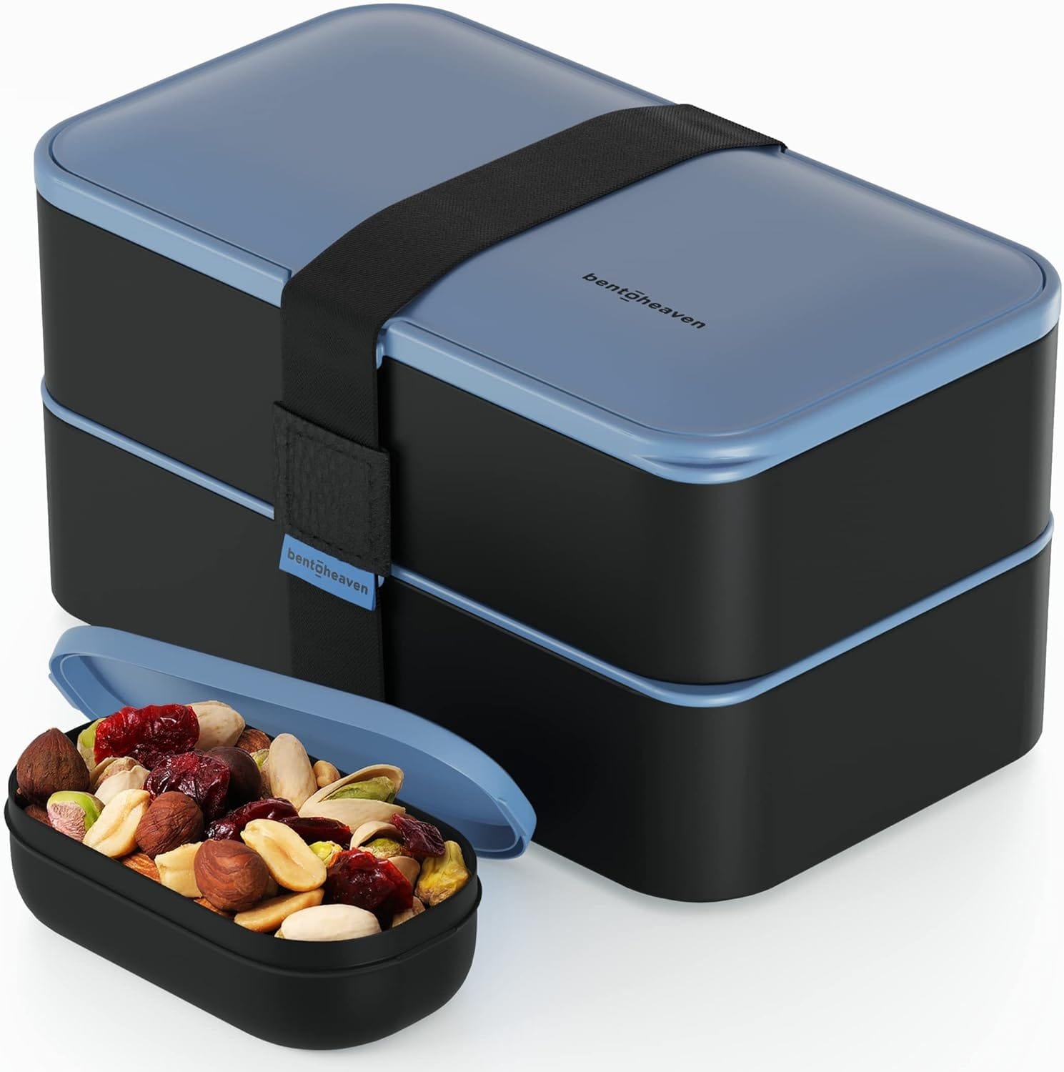 Bentoheaven Premium Bento Box Adult Lunch Box with Compartments for Women Men, Set of Utensil Chopsticks Dip Container, Cute Japanese Kids Bento Lunch Box, Microwavable (Outer Space) Bentoheaven Premium Bento Box Adult Lunch Box with Compartments for Women Men, Set of Utensil Chopsticks Dip Container, Cute Japanese Kids Bento Lunch Box, Microwavable (Outer Space)