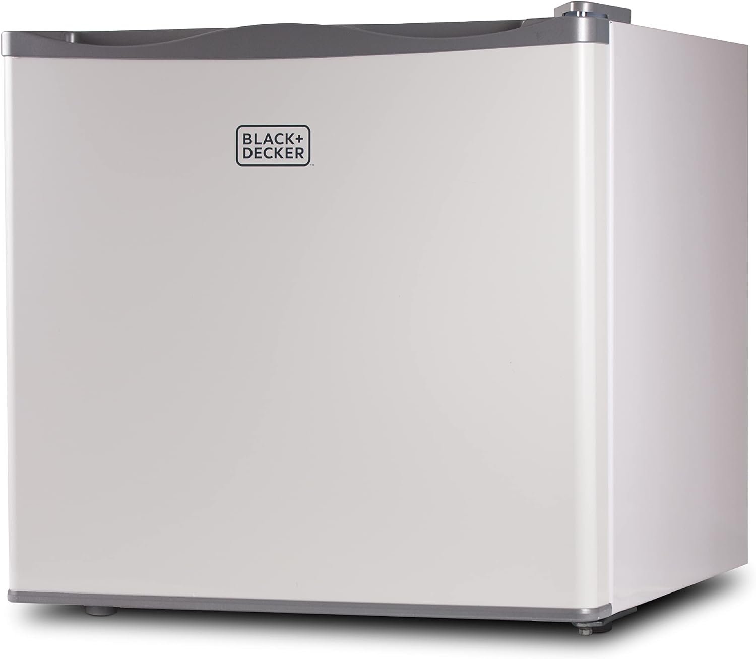 BLACK+DECKER 1.2 Cu. Ft. Compact Upright Freezer, Mini Deep Freeze with Full-Width Wire Shelf, White