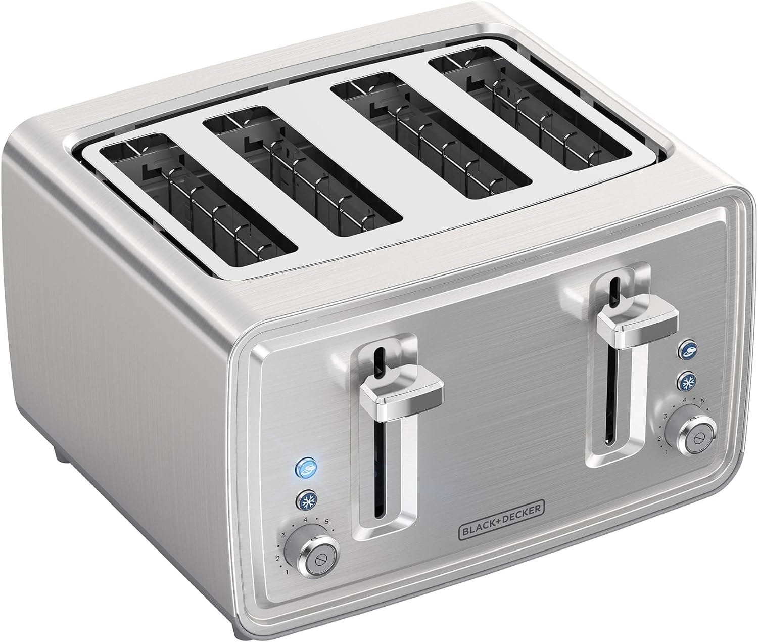 BLACK+DECKER 4-Slice Toaster, Stainless Steel, TR4900SSD