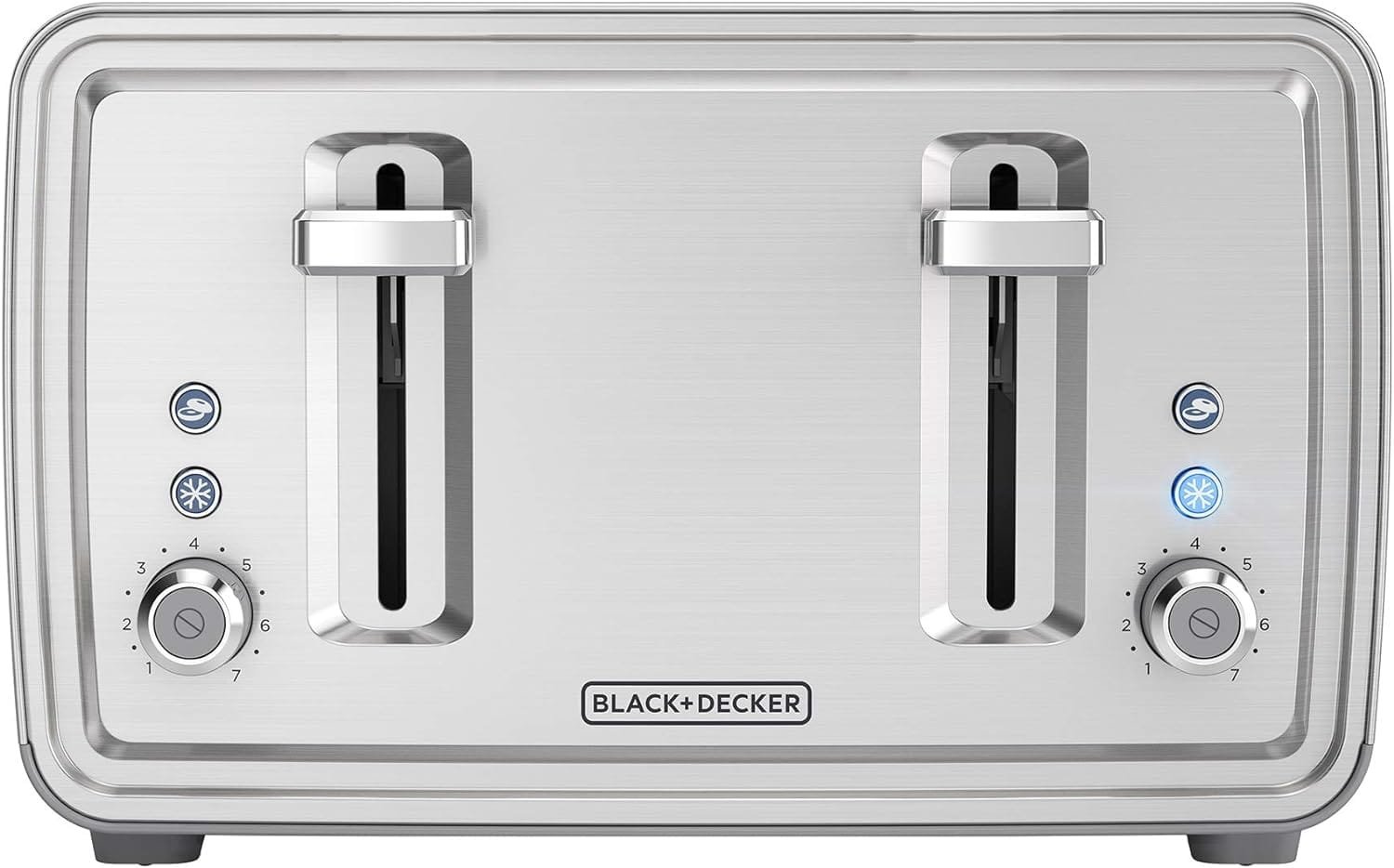 BLACK+DECKER 4-Slice Toaster, Stainless Steel, TR4900SSD