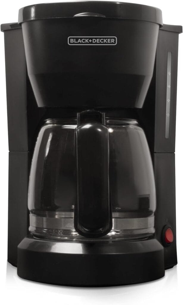 BLACK+DECKER 5-Cup Coffeemaker, Black, DCM600B BLACK+DECKER 5-Cup Coffeemaker, Black, DCM600B