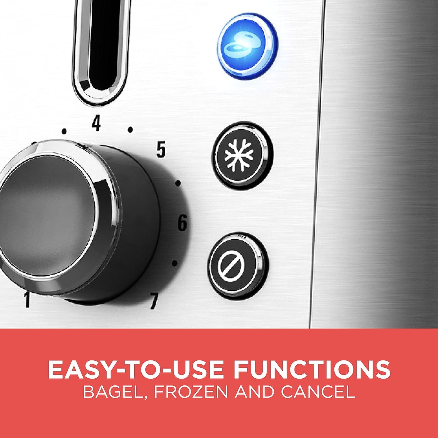 BLACK+DECKER TR3500SD Rapid Toast 2-Slice Toaster, Stainless Steel BLACK+DECKER TR3500SD Rapid Toast 2-Slice Toaster, Stainless Steel