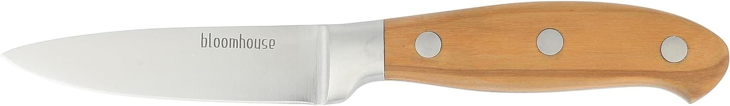 Bloomhouse - Oprahs Favorite Things - 8 Inch German Steel Chef Knife W/Italian Olive Wood Forged Handle