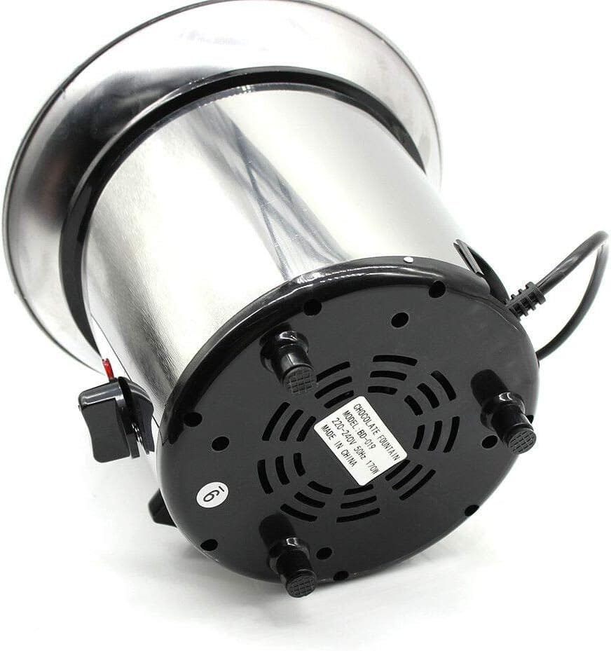 BoTaiDaHong Chocolate Fondue Fountain 4 Tier Entertainment Party Fruit Dessert Dip Heat Base Stainless Steel Luxury Hot Chocolate Cream Fountain Commercial Max Capacity 1KG for Party Restaurant Wedding Hotel BoTaiDaHong Chocolate Fondue Fountain 4 Tier Entertainment Party Fruit Dessert Dip Heat Base Stainless Steel Luxury Hot Chocolate Cream Fountain Commercial Max Capacity 1KG for Party Restaurant Wedding Hotel