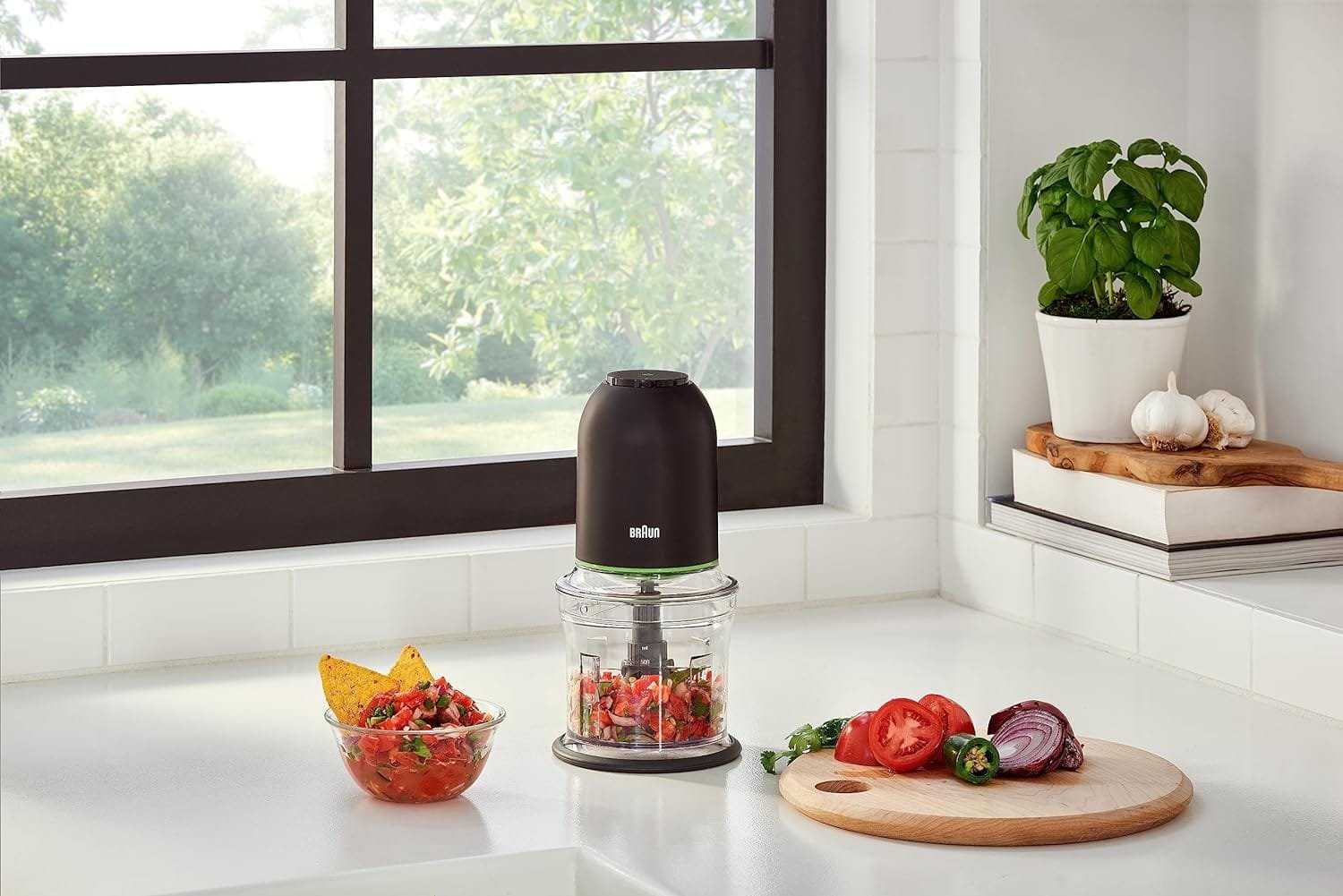 Braun CH3012BK EasyPrep™ Mini Food Processor, 4 cup, Black