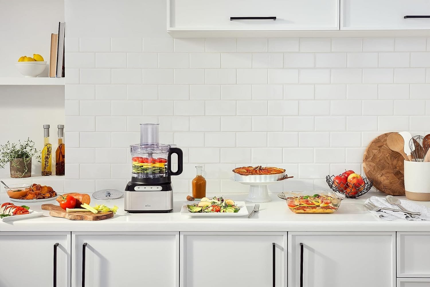 Braun FP3211SI Easy Prep 8c Food Processor,Silver