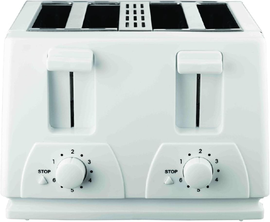 Brentwood Toaster Cool Touch, 2-Slice, White